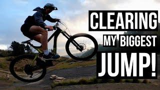 Clearing my biggest jump!