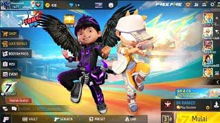 BOBOIBOY SOLAR DAN BOBOIBOY ELEMENTAL DARK KEGELAPAN MASUK GAME FREE FIRE! GAME LUCU FF