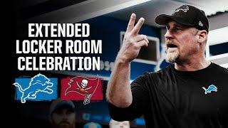 Lions win Divisional matchup vs. Buccaneers: Locker room celebration | Extended Director's Cut 