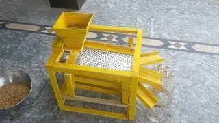 How to make wheat cleaning machine at home