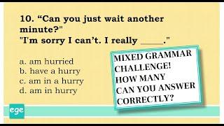 English Grammar Exercises #33 | Mixed Grammar Quiz