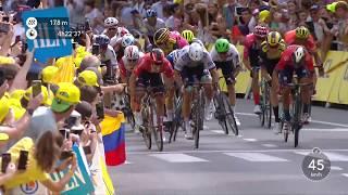 Tour de France 2019: Stage 1 sprint finish