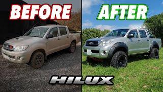Toyota Hilux Full Detail, Restoration & Modification Time-Lapse In 15 Minutes