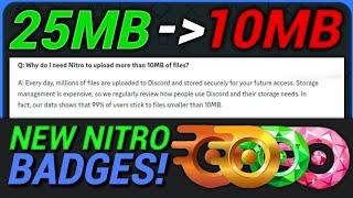 Discord File Size Reduced, New Nitro Badges, Screen Share Updates - Discord Roundup September 2024!