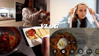 Vlog: Ausmisten, cook with me  - Jasmin Azizam