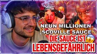 DIE essen die SCHÄRFSTE SAUCE DER WELT!️ (geht schief)