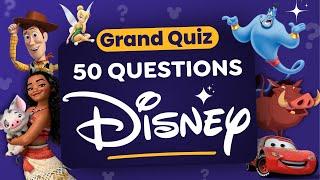 GRAND QUIZ Disney : 50 Questions sur les dessins animés cultes