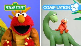 Sesame Street: Elmo & Friends BIG Dinosaur Compilation!