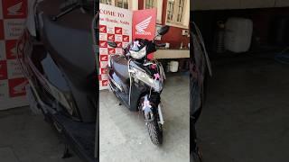 Honda Activa 125 Pearl Night Star Black color 2024  || #viral #shortvideo #shortsfeed #hondaactiva