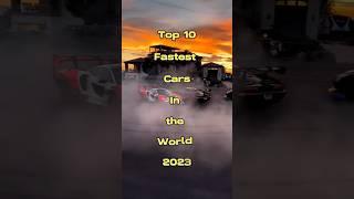 Top 10 Fastest Car's In The World #shorts #cars ##viral #top10