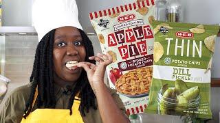 CHIP TASTE TEST: APPLE PIE AND DILL PICKLE?! 