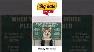 Doormat Dog's House - Welcome mat, custom door mats, funny doormats