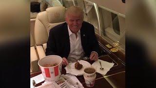 Donald Trump Gets Mocked For Eating KFC With Knife and Fork