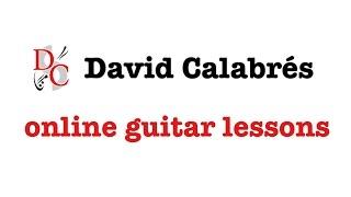David Calabrés - Online guitar lessons