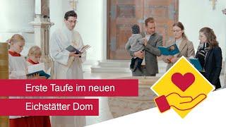 Erste Taufe im neu eröffneten Eichstätter Dom