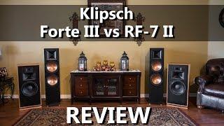 Klipsch Forte III vs RF 7 II Speaker Review