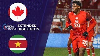 Canada vs. Suriname: Extended Highlights | CONCACAF Nations League | CBS Sports Golazo