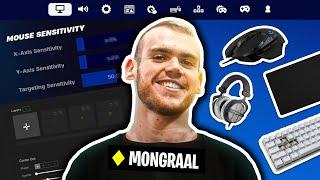 Mongraal NEW Settings, Crosshair & Setup! (BEST AIM)