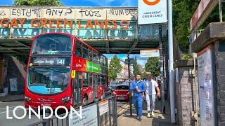 London, UK  Harringay Green Lanes & Wood Green High Street · 4K HDR London Walking Tour