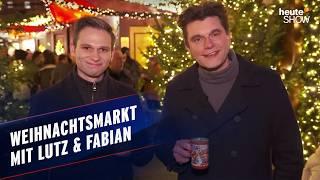 Niemand will Politik an Weihnachten! Lutz & Fabian am Glühweinstand | heute-show vom 13.12.2024