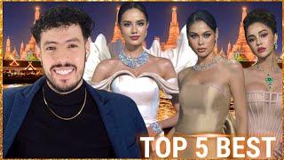 Miss universe Thailand 2024 TOP 5 BEST IN GALA NIGHT !