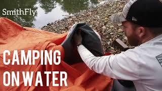 Tent camping on water