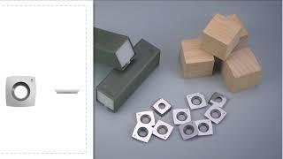 FindBuyTool CarbideWoodturning-Square-Radius-Cutter-15 x 15 x 2.5mm-30-R50-4R0.5