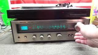 DEMO OF VINTAGE NIKKO NR-315 STEREO RECEIVER FOR SALE ~NICE