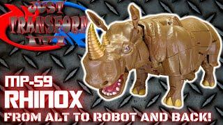 JUST TRANSFORM IT!: MP-59 Masterpiece Rhinox