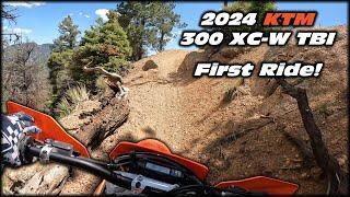 2024 KTM 300 XC-W TBI First Ride!