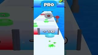 Slime Run Race - Noob vs Pro vs Hacker #shorts