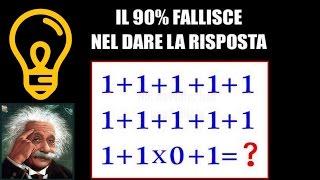 Hai una Mente Brillante? Test che il 99% delle Persone Sbaglia o NON Sa Risolvere