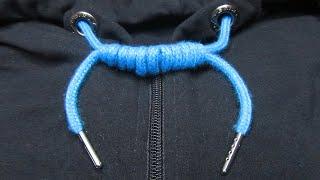 Ave Craft: How to Tie Hoodie Strings for beginners. Easy instructions for tying hoodie knots.