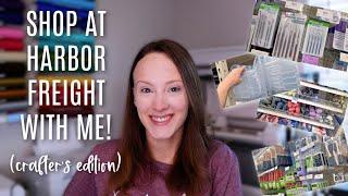 Harbor Freight For Crafting | Shop With Me For Inexpensive Craft Supplies