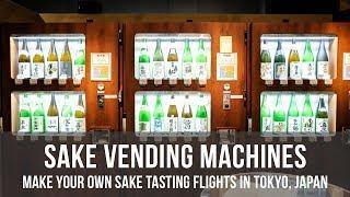 Trying Sake Vending Machines in Tokyo, Japan