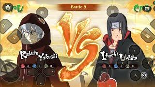 Kabuto Yakushi (Snake Cloak) vs. Itachi Uchiha