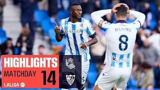 REAL SOCIEDAD - SEVILLA FC 2 - 1 | HIGHLIGHSTS | Amazing goal of Sadiq for Real Sociedad's victory