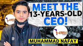 MEET PAKISTAN'S YOUNGEST CEO AT 13 YEARS OLD WHO'S TAKING THE BUSINESS WORLD BY STORM