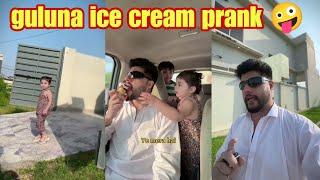 Guluna ice cream  prank  || Baba ny kiya Mustafa ️ ky sath mil kr guluna sy prank 