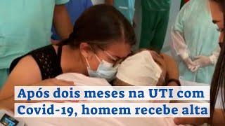 Após dois meses internado na UTI com Covid-19, trabalhador rural recebe alta em Itumbiara