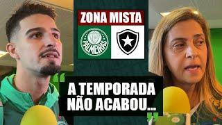 VEJA O QUE LEILA E FLACO LOPEZ FALARAM NA ZONA MISTA APÓS PALMEIRAS 2 X 2 BOTAFOGO PELA LIBERTADORES