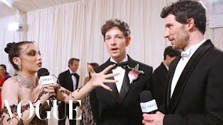 Mike Faist & Josh O'Connor Challenge Each Other For Best Look | Met Gala 2024 With Emma Chamberlain