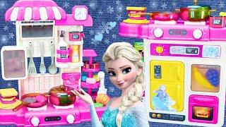 20 Minutes Satisfying with Unboxing Frozen Elsa Kitchen Toys，Disney Toys Playset ASMR | Review Toys