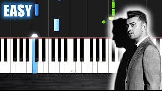Sam Smith - Writing's On The Wall (from Spectre) - EASY Piano Tutorial by PlutaX - Synthesia