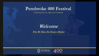 Pembroke 400 Festival: Master's Welcome