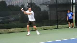 HD Tomas Berdych Practice at 2012 Cincinnati Masters Tennis