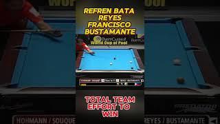 Efren Reyes and Francisco Bustamante total team effort to win #9ball #shorts #shortvideo #efrenreyes