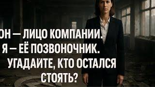 Он — лицо компании  Я — её позвоночник  Угадайте, кто остался стоять?