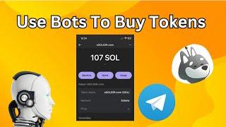 Use Bots To Buy Tokens