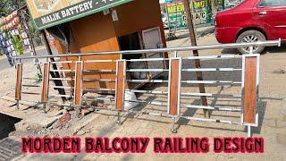 Latest Steel balcony railing design ! Steel railing price 2023